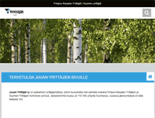 Tablet Screenshot of juuka.pkyrittajat.fi
