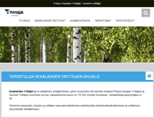 Tablet Screenshot of kesalahti.pkyrittajat.fi